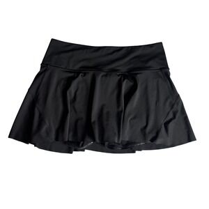 Athleta‎ Ace Tennis Skort 13.5 In Black Athletic Skirt Shorts Womens Large